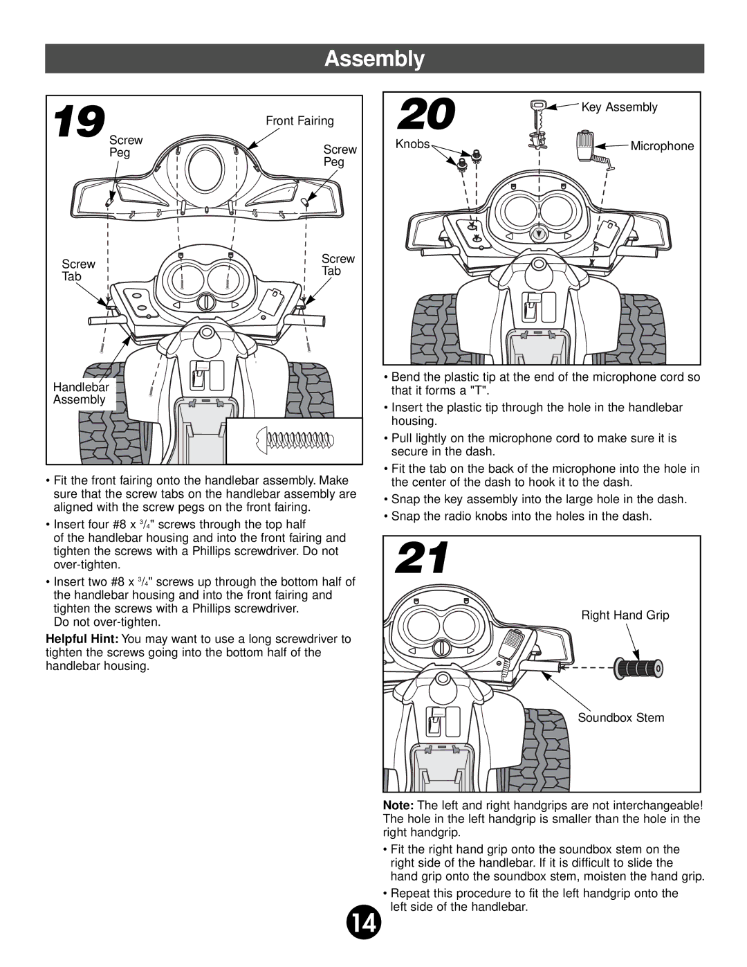 Fisher-Price 74527 owner manual Assembly 