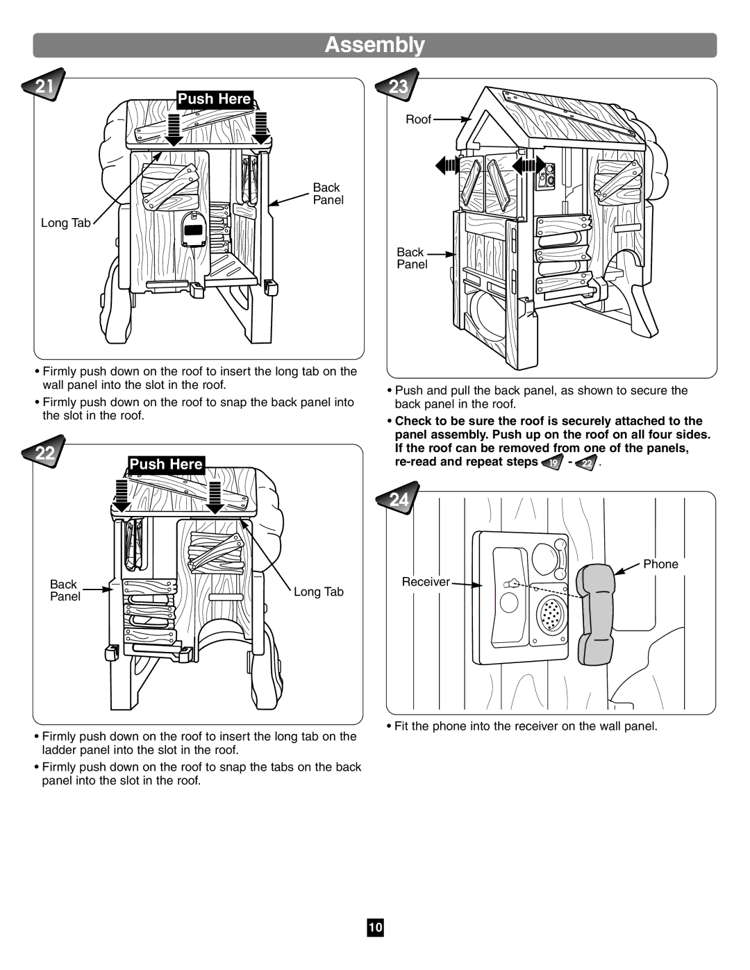 Fisher-Price 75972 manual Assembly 