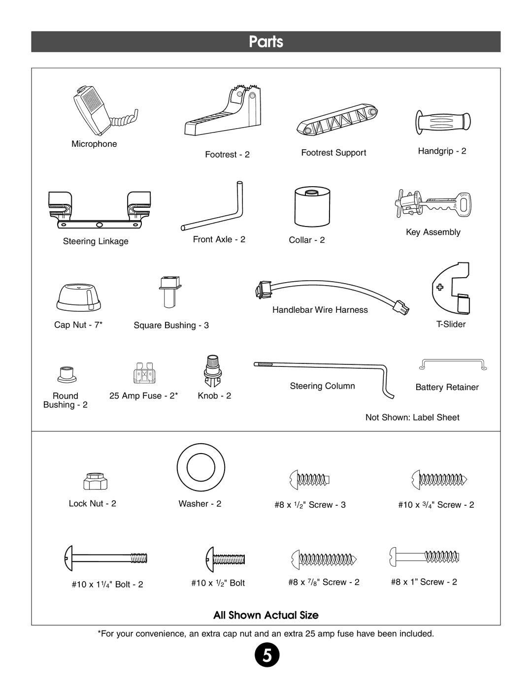 Fisher-Price 76950 owner manual Parts 