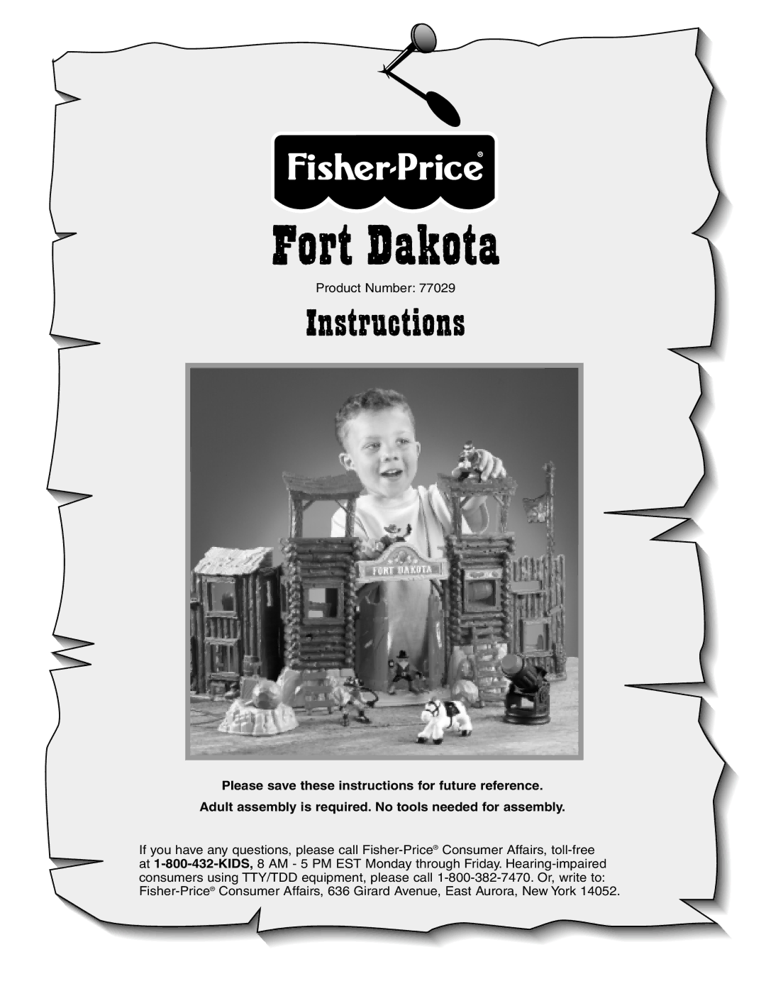 Fisher-Price 77029 manual Fort Dakota 