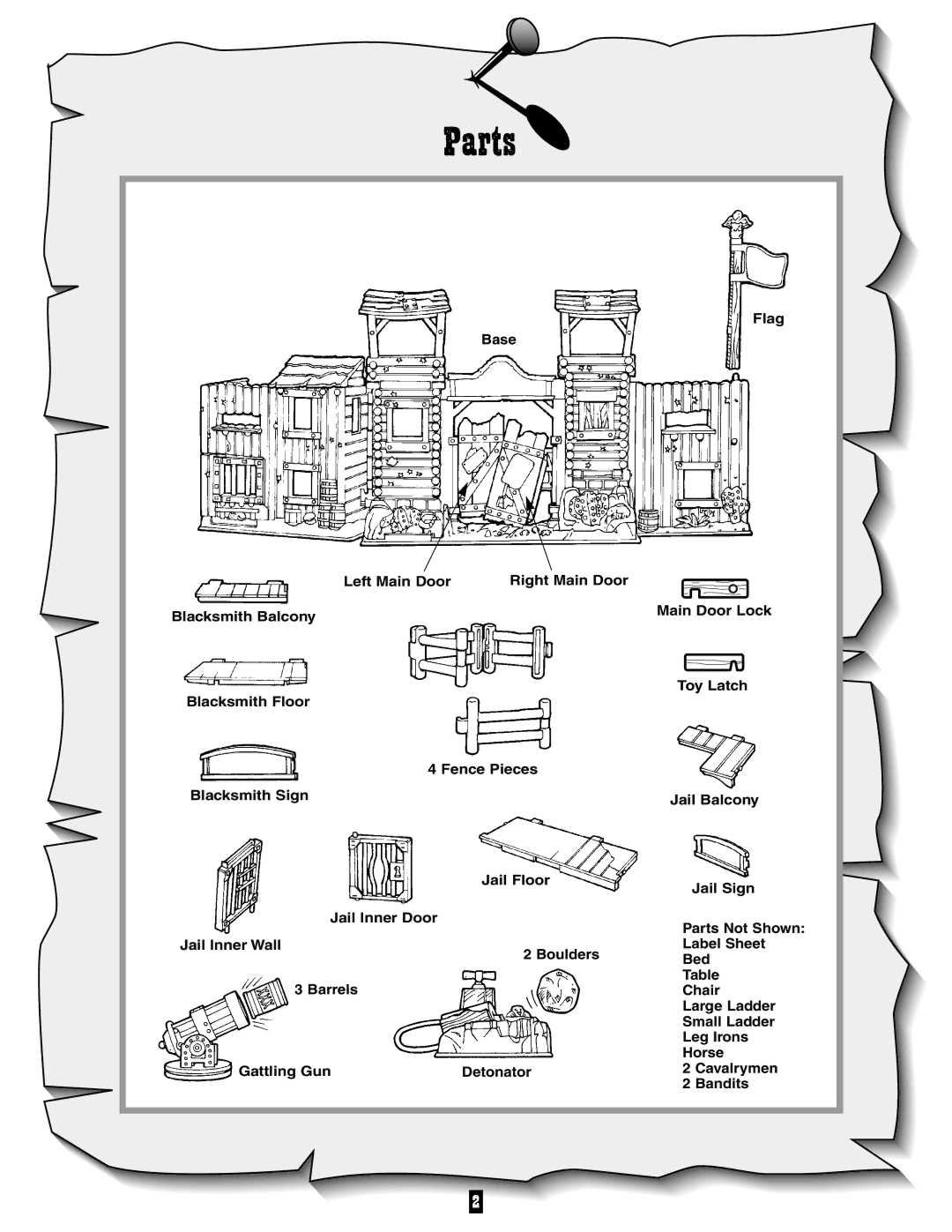 Fisher-Price 77029 manual Parts 