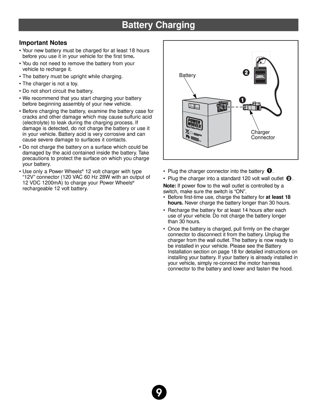 Fisher-Price 78490 owner manual Important Notes 