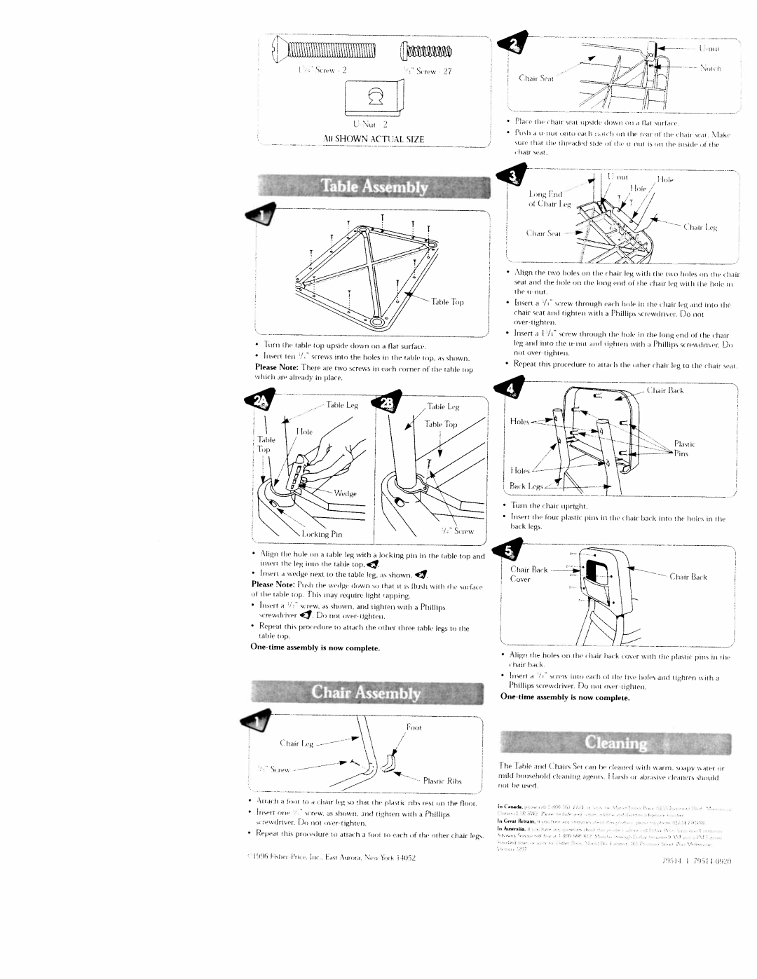 Fisher-Price 79514 manual 