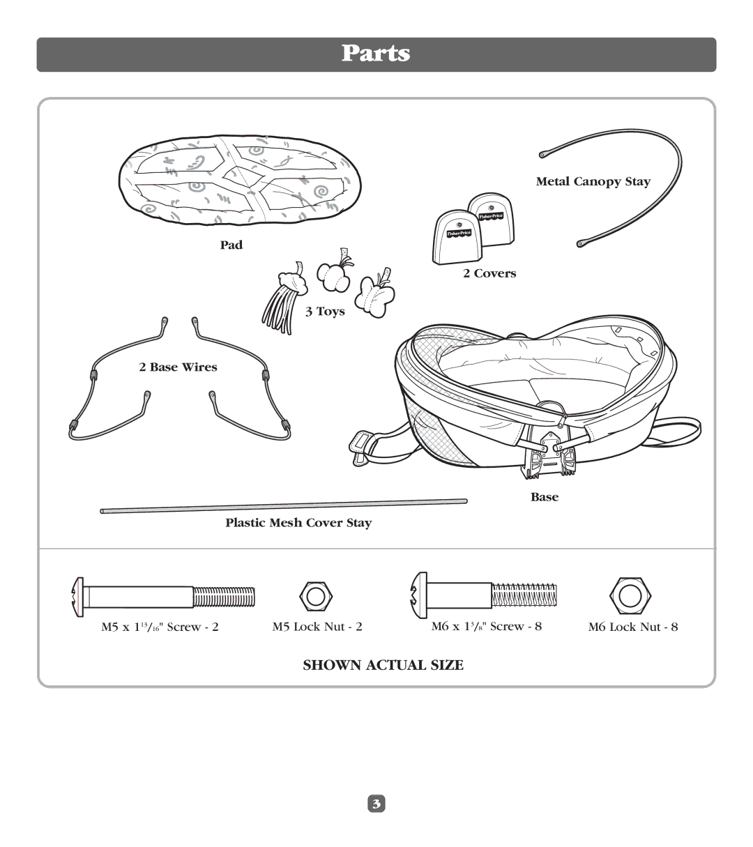 Fisher-Price 79534 manual Parts 