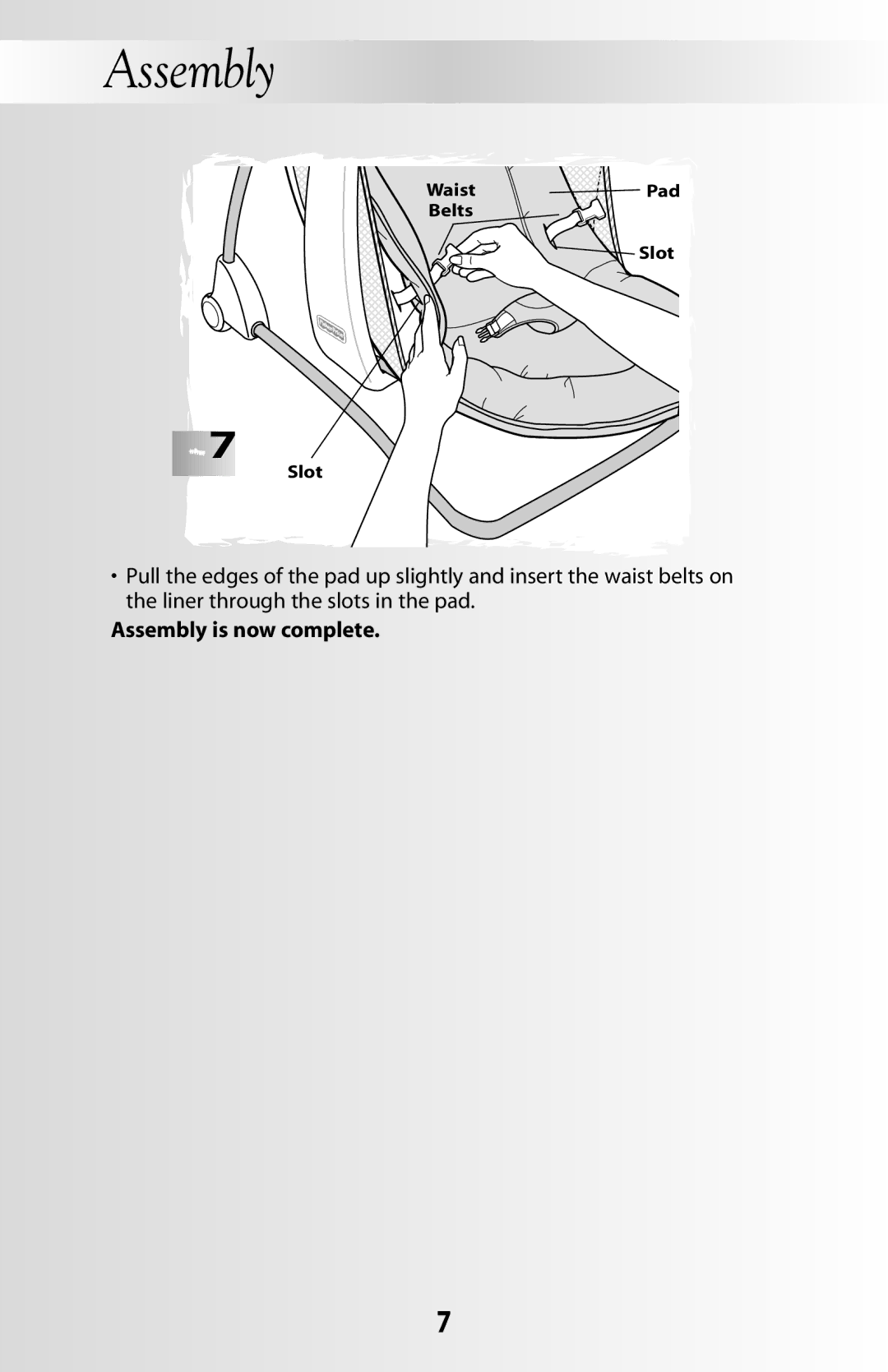 Fisher-Price 79618 instruction sheet Assembly is now complete 