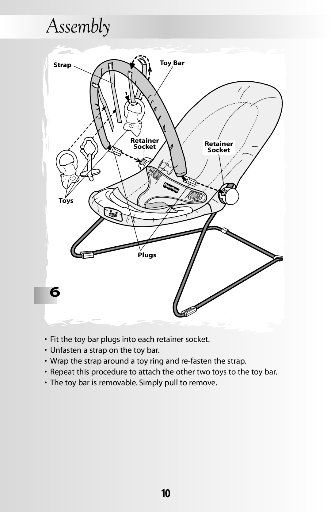 Fisher-Price 79619 instruction sheet Strap 