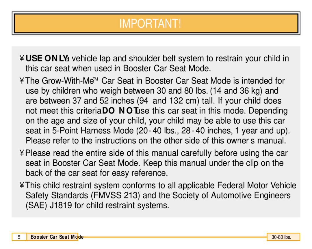 Fisher-Price 79711 owner manual 30-80 lbs 