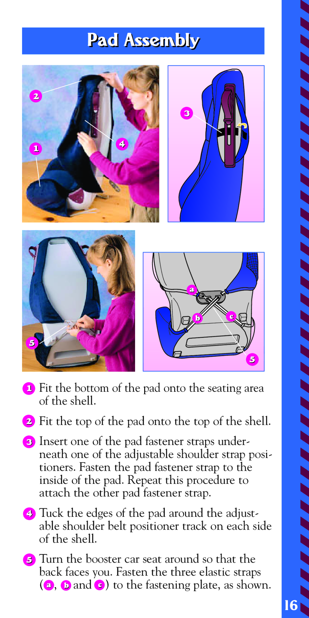 Fisher-Price 79750 owner manual Pad Assembly 