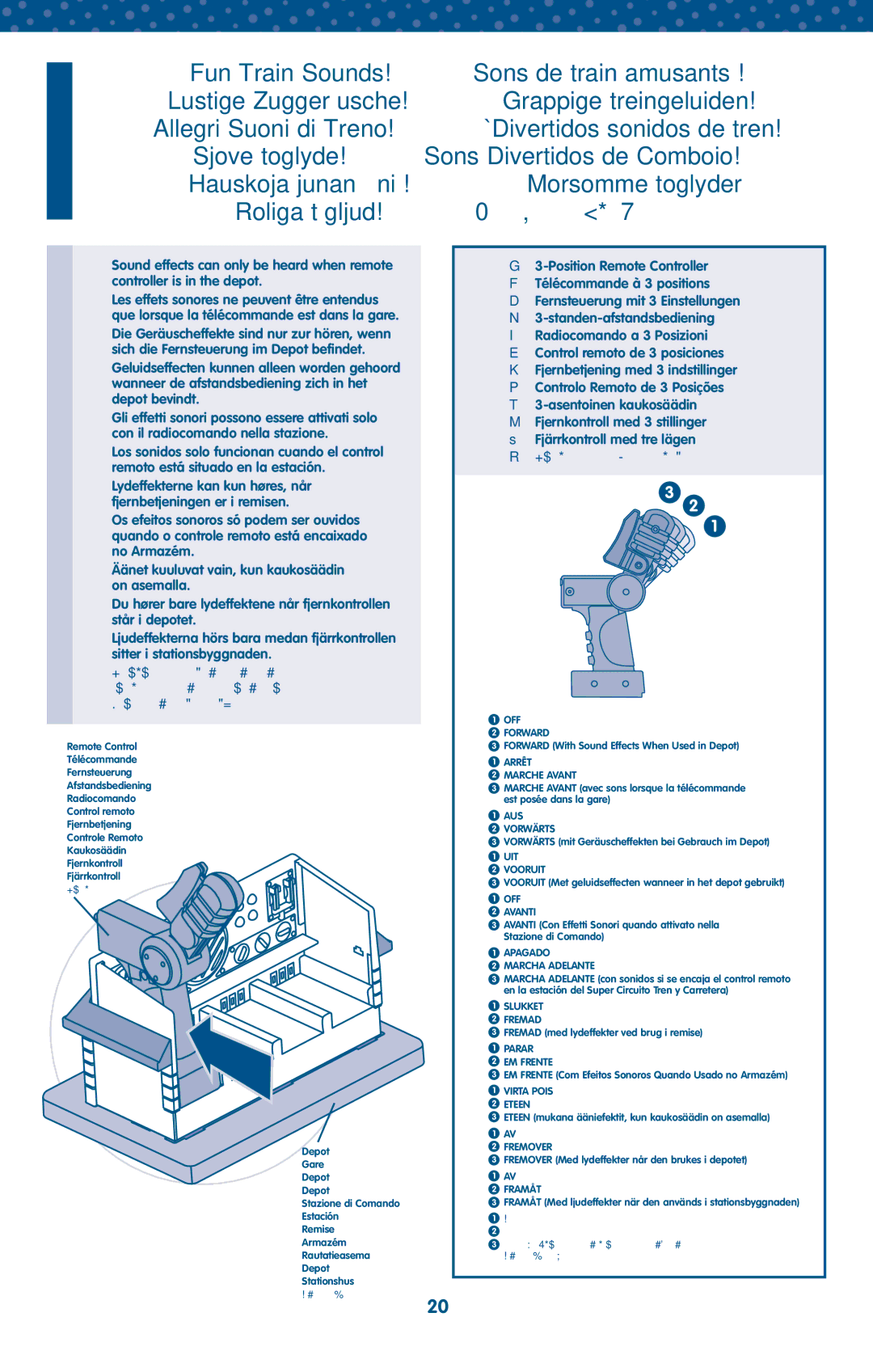 Fisher-Price B1836 manual ∆ËÏÂ¯ÂÈÚÈÛÙ‹ÚÈÔ ÌÂ 3 ı¤ÛÂÈ˜ ÌÔ¯ÏÔ‡ 