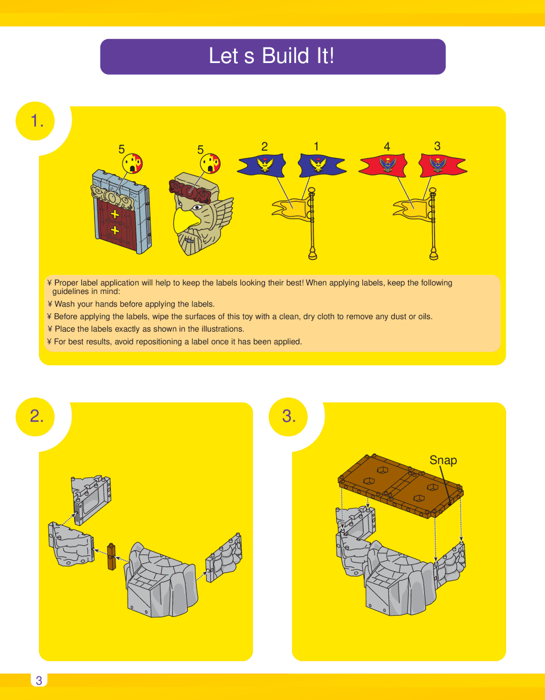 Fisher-Price B9774 manual Let’s Build It 