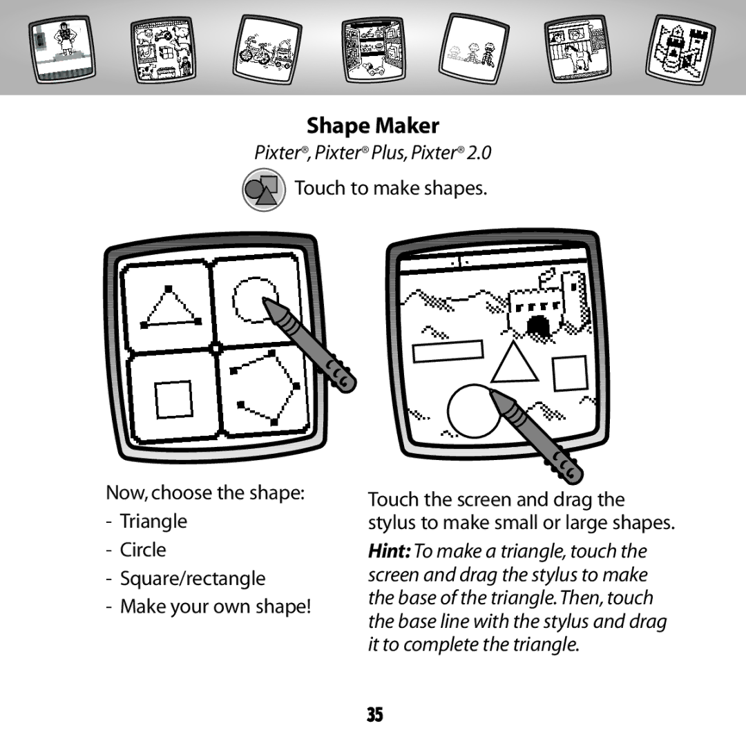 Fisher-Price C5347 owner manual Shape Maker 