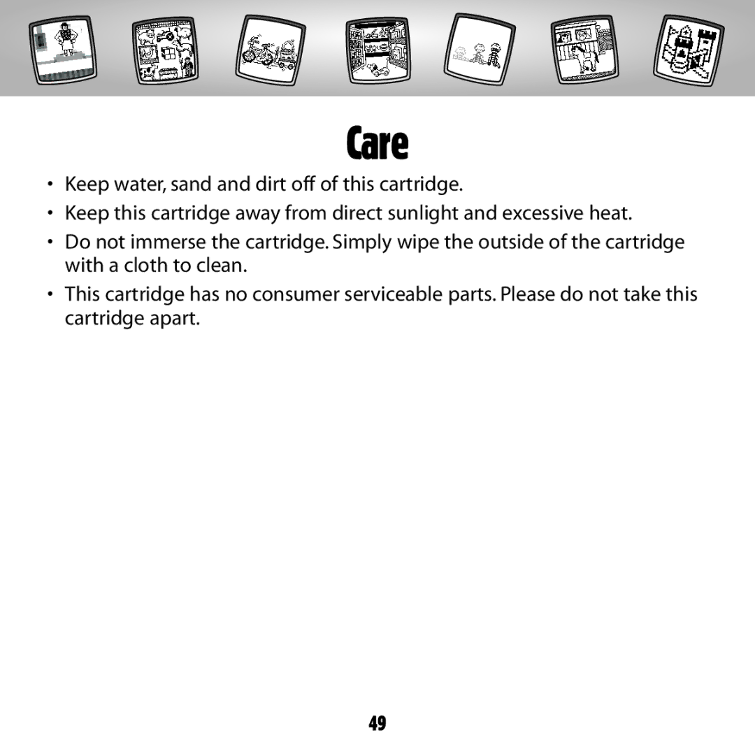 Fisher-Price C5347 owner manual Care 