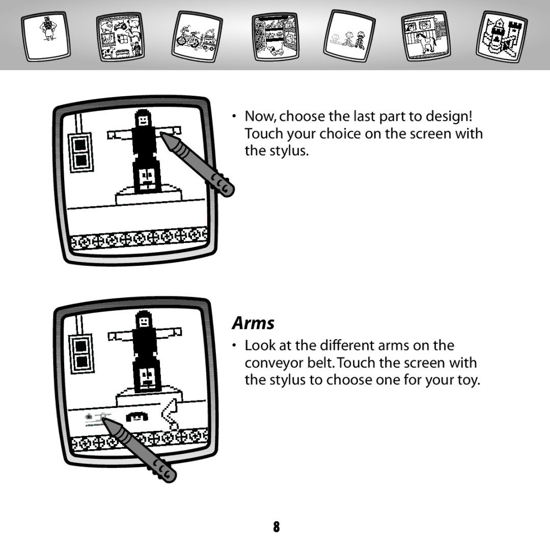 Fisher-Price C5347 owner manual Arms 