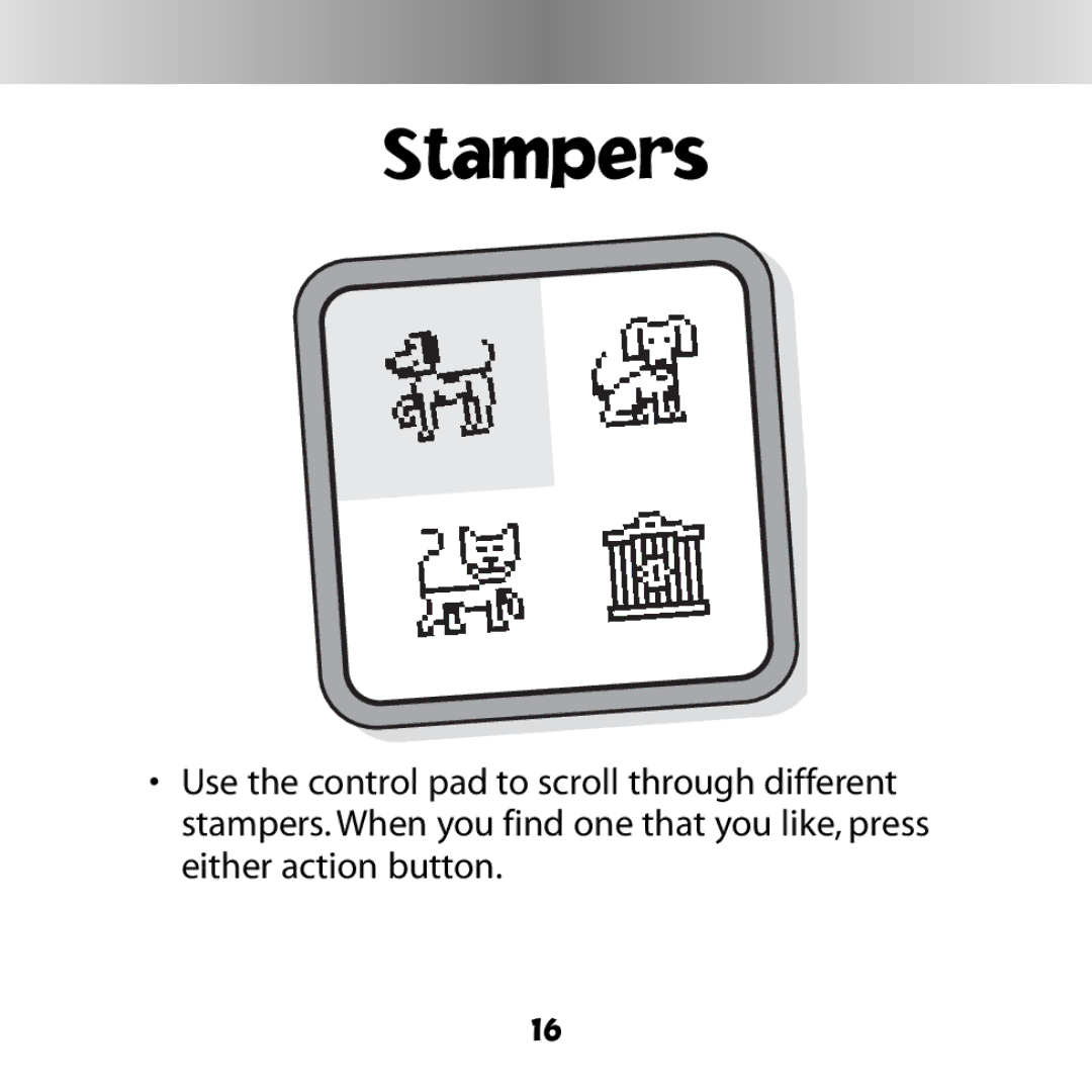 Fisher-Price C6506 owner manual Stampers 