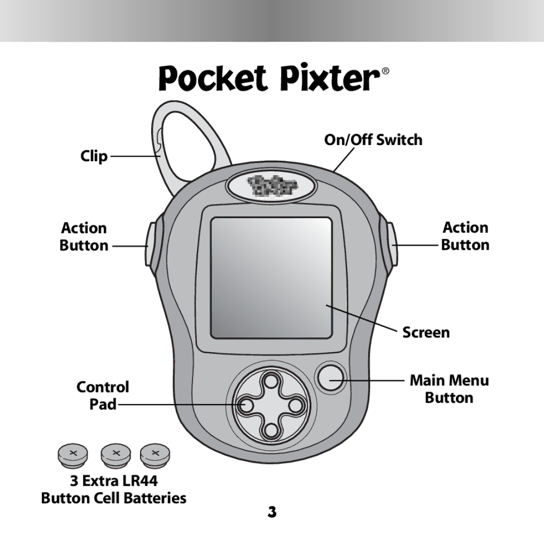 Fisher-Price C6506 owner manual Pocket Pixter 