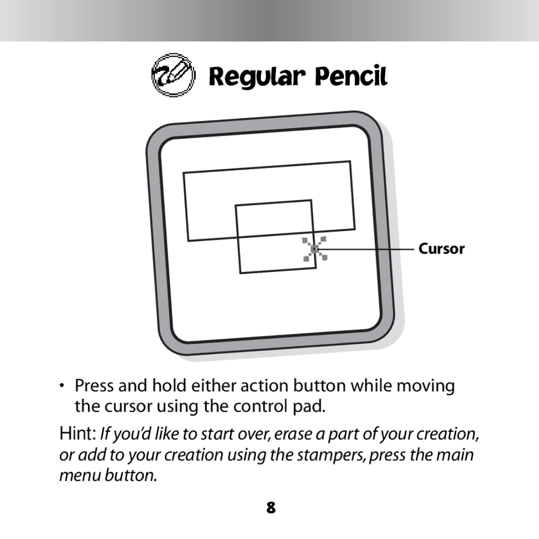 Fisher-Price C6506 owner manual Regular Pencil 