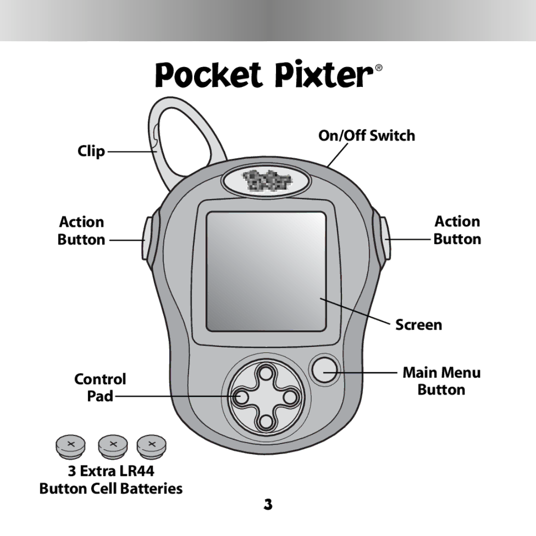 Fisher-Price C6508 owner manual Pocket Pixter 