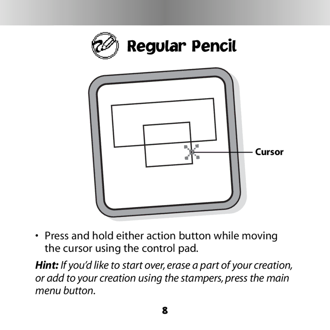 Fisher-Price C6508 owner manual Regular Pencil 