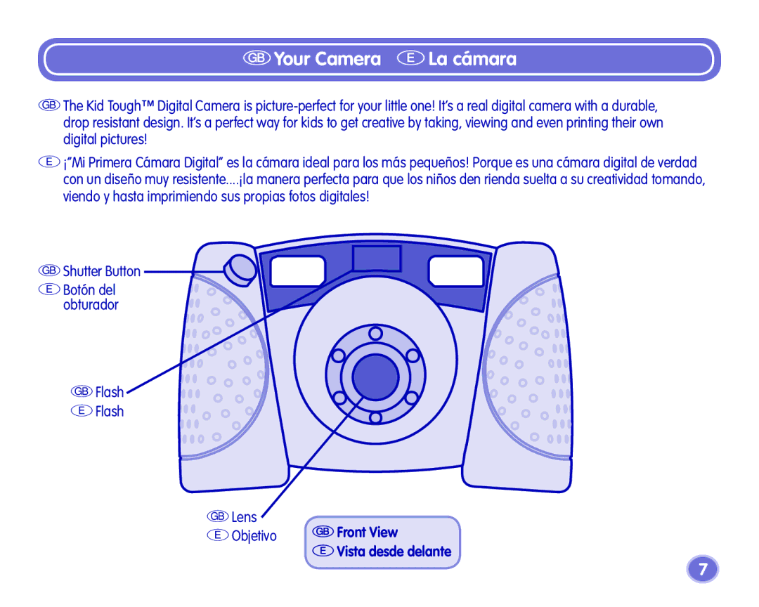 Fisher-Price manual Introduction, Your Camera ELa cámara 