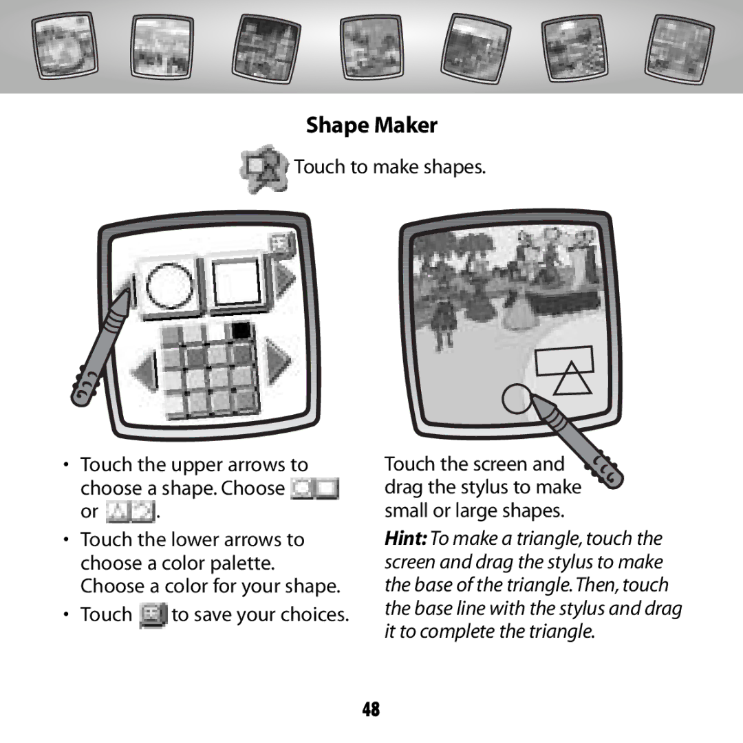 Fisher-Price G6512 owner manual Shape Maker 