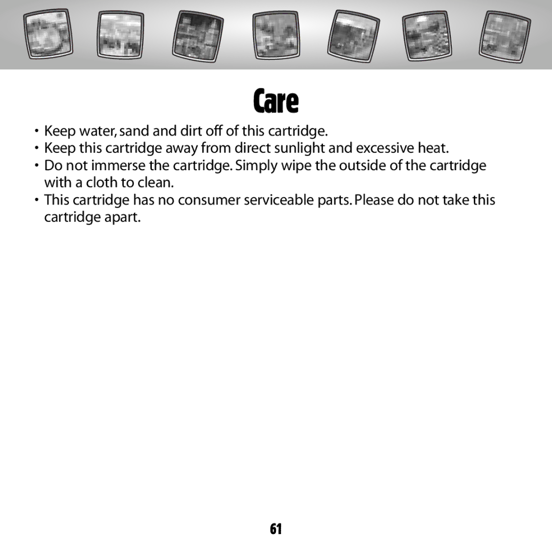 Fisher-Price G6512 owner manual Care 