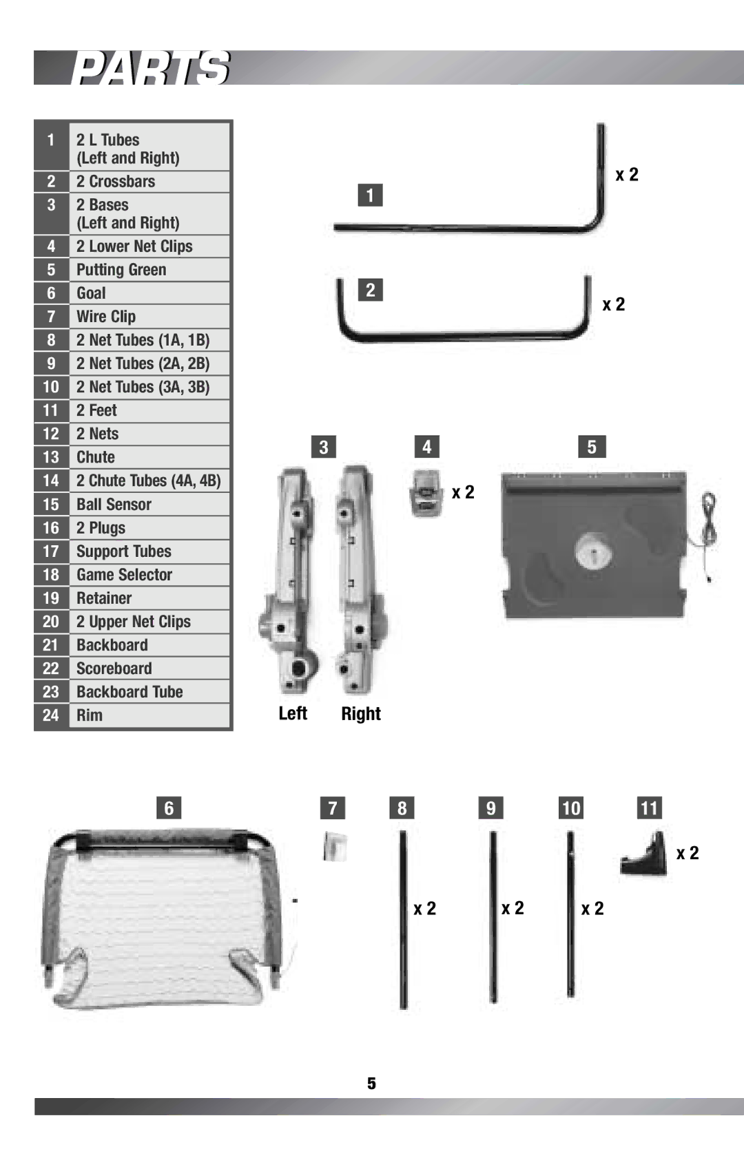 Fisher-Price H0127, C4492 owner manual Parts 