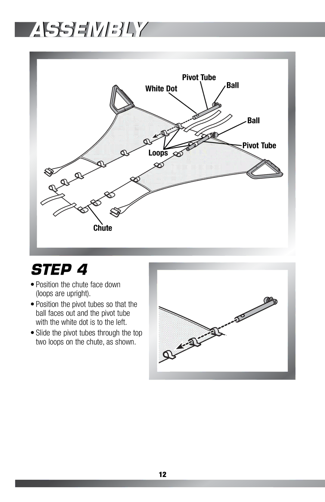 Fisher-Price H4685 owner manual Pivot Tube 