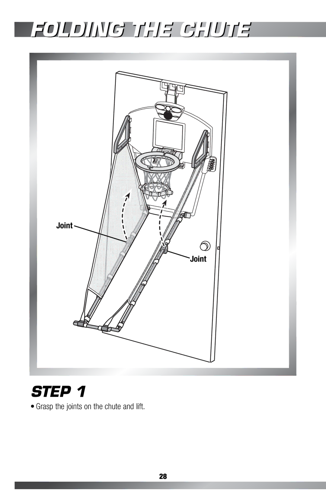 Fisher-Price H4685 owner manual Folding the Chute 