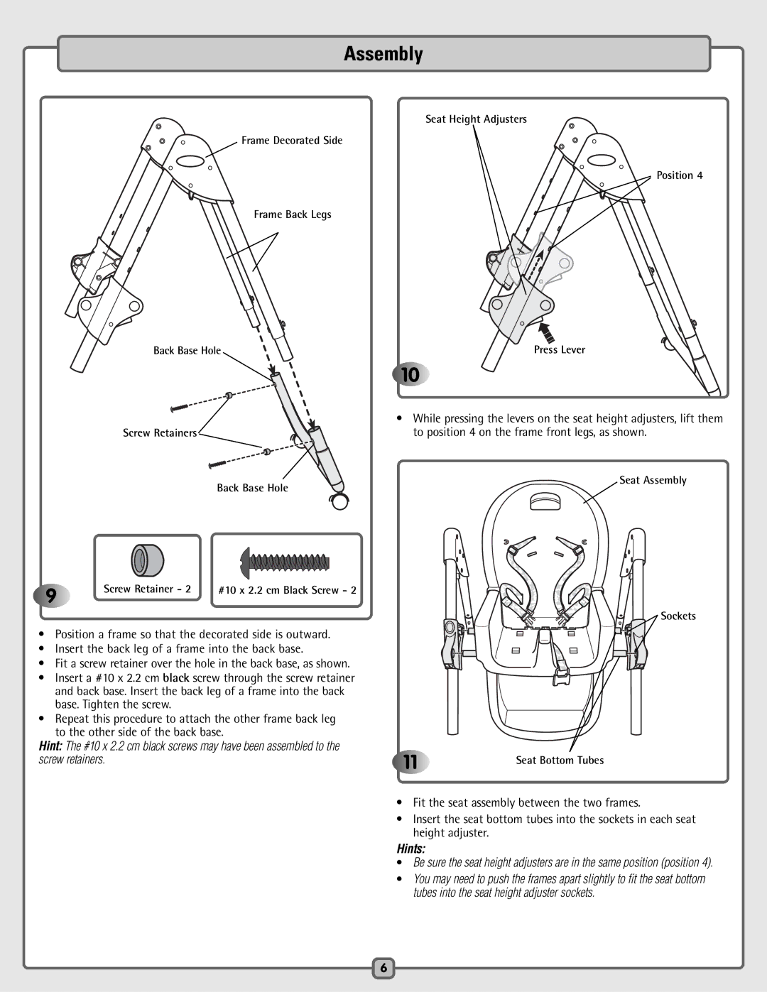 Fisher-Price H7182 manual Hints 