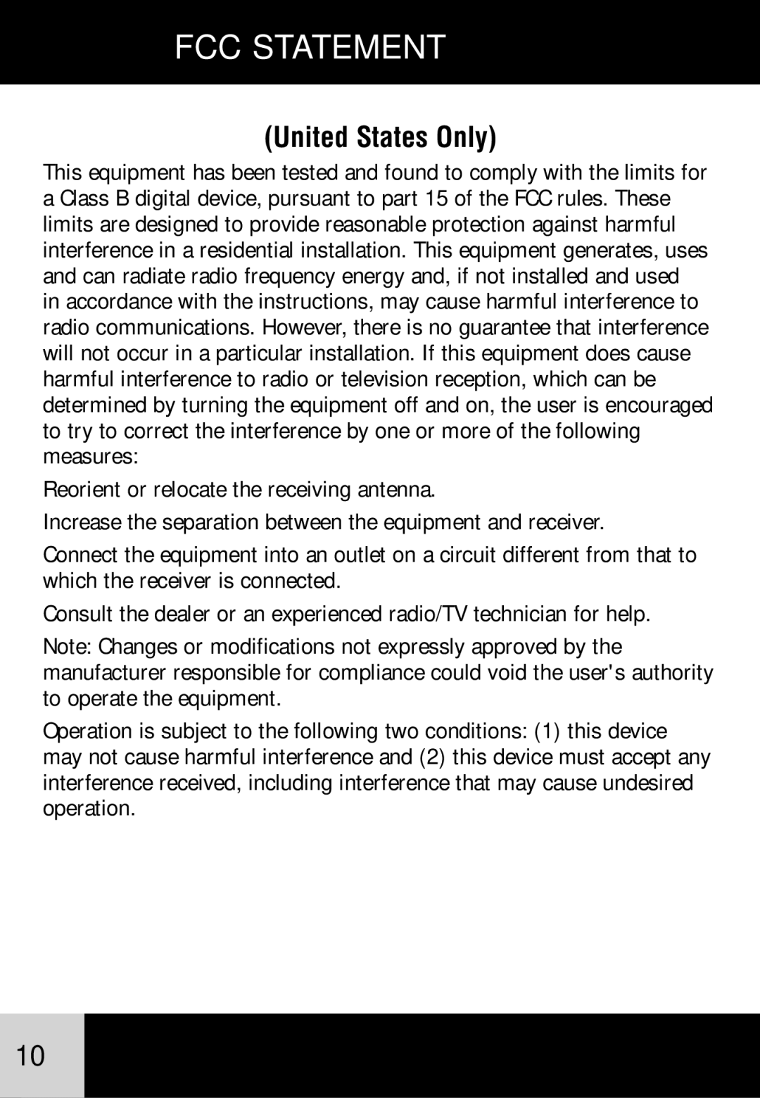 Fisher-Price H7456, J1717 important safety instructions FCC Statement, United States Only 