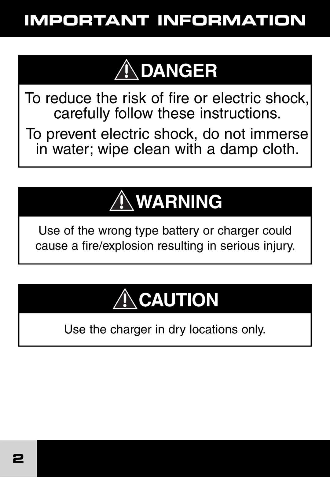 Fisher-Price H7456, J1717 important safety instructions Important Information 