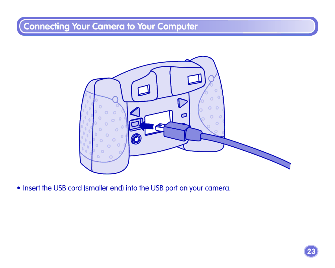 Fisher-Price J8211, J8209, J8210 manual Connecting Your Camera to Your Computer 