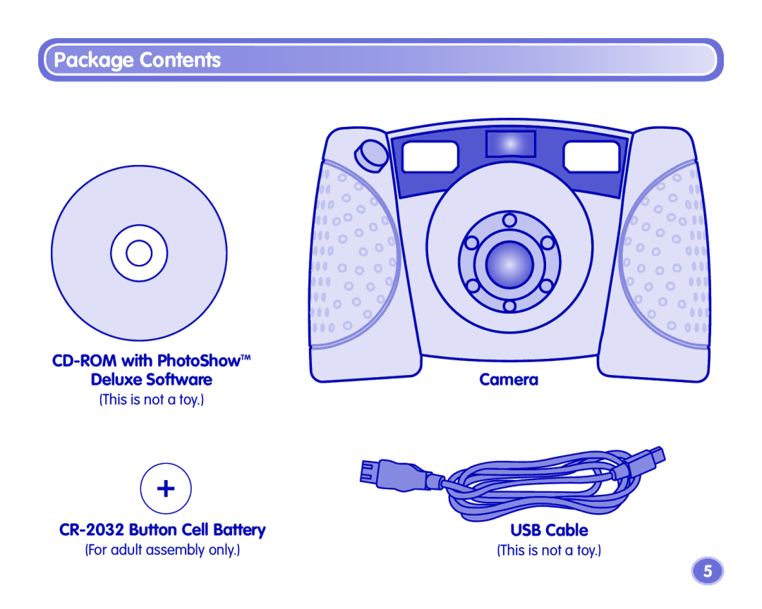 Fisher-Price J8211, J8209, J8210 manual Package Contents 