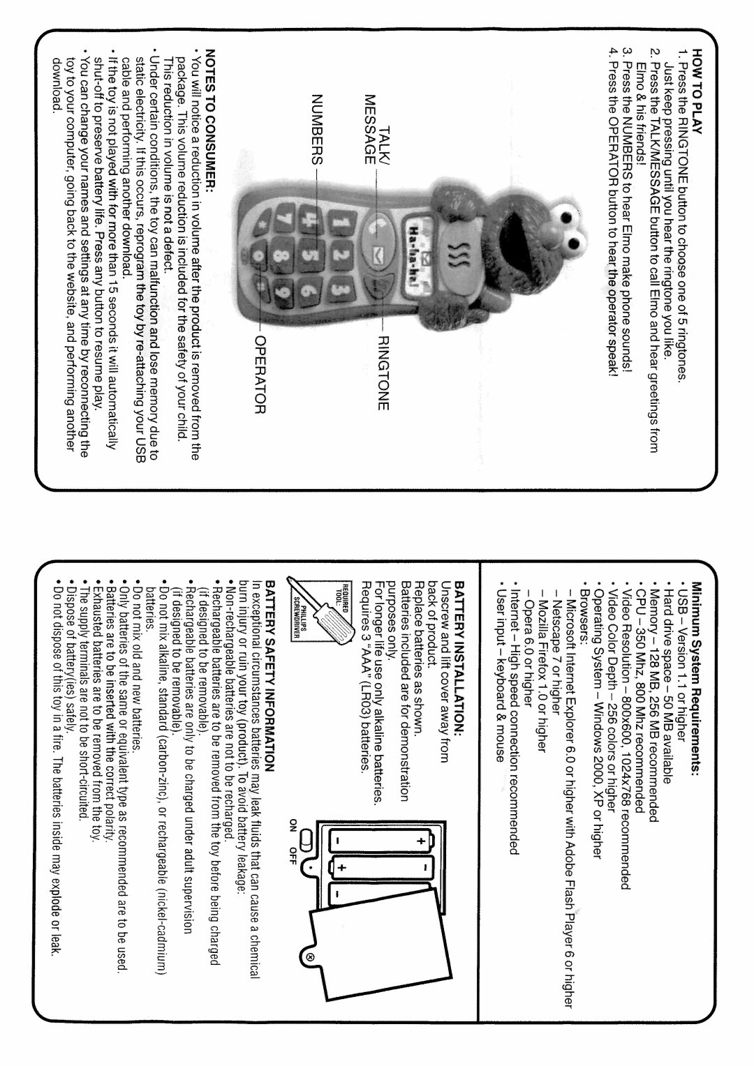 Fisher-Price K3045 manual 