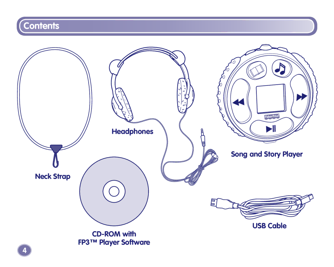 Fisher-Price K3680, K3420 manual Contents 