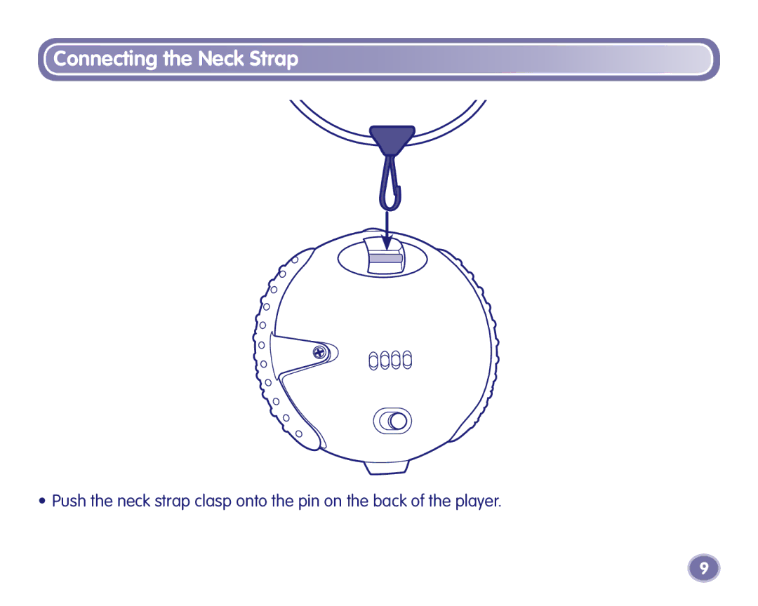 Fisher-Price K3420, K3680 manual Connecting the Neck Strap 