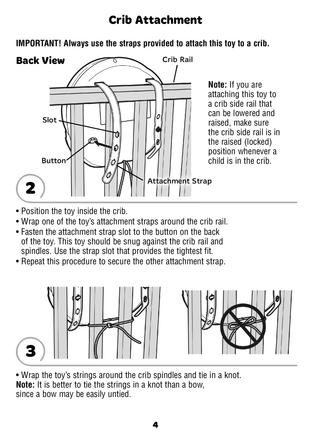 Fisher-Price K3800 instruction sheet Back View 