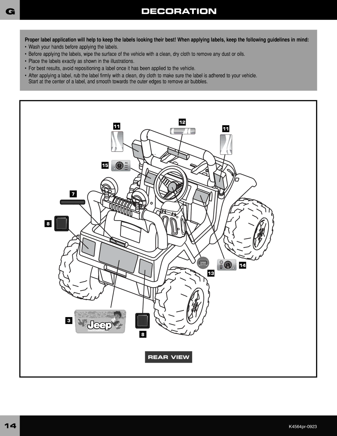 Fisher-Price K4564 owner manual Gdecoration 