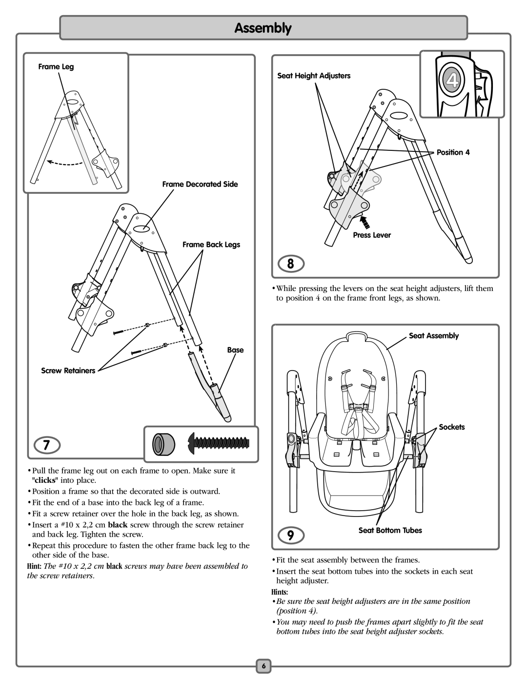 Fisher-Price L0542 manual Hints 