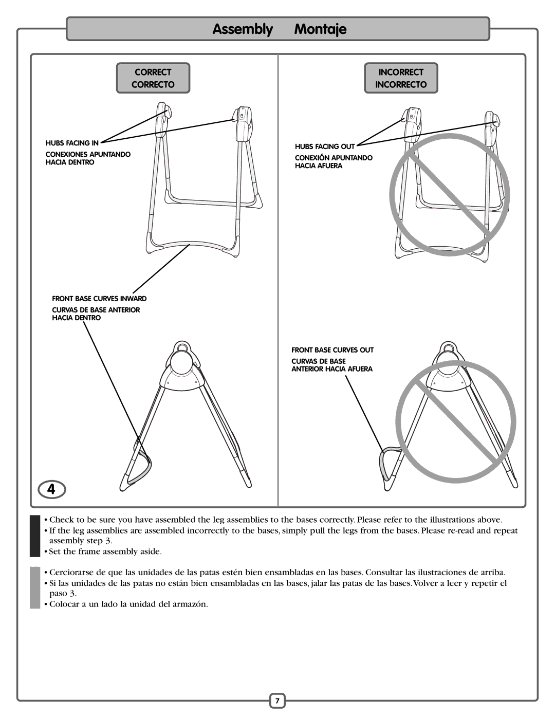 Fisher-Price L1154 manual Correct Correcto 