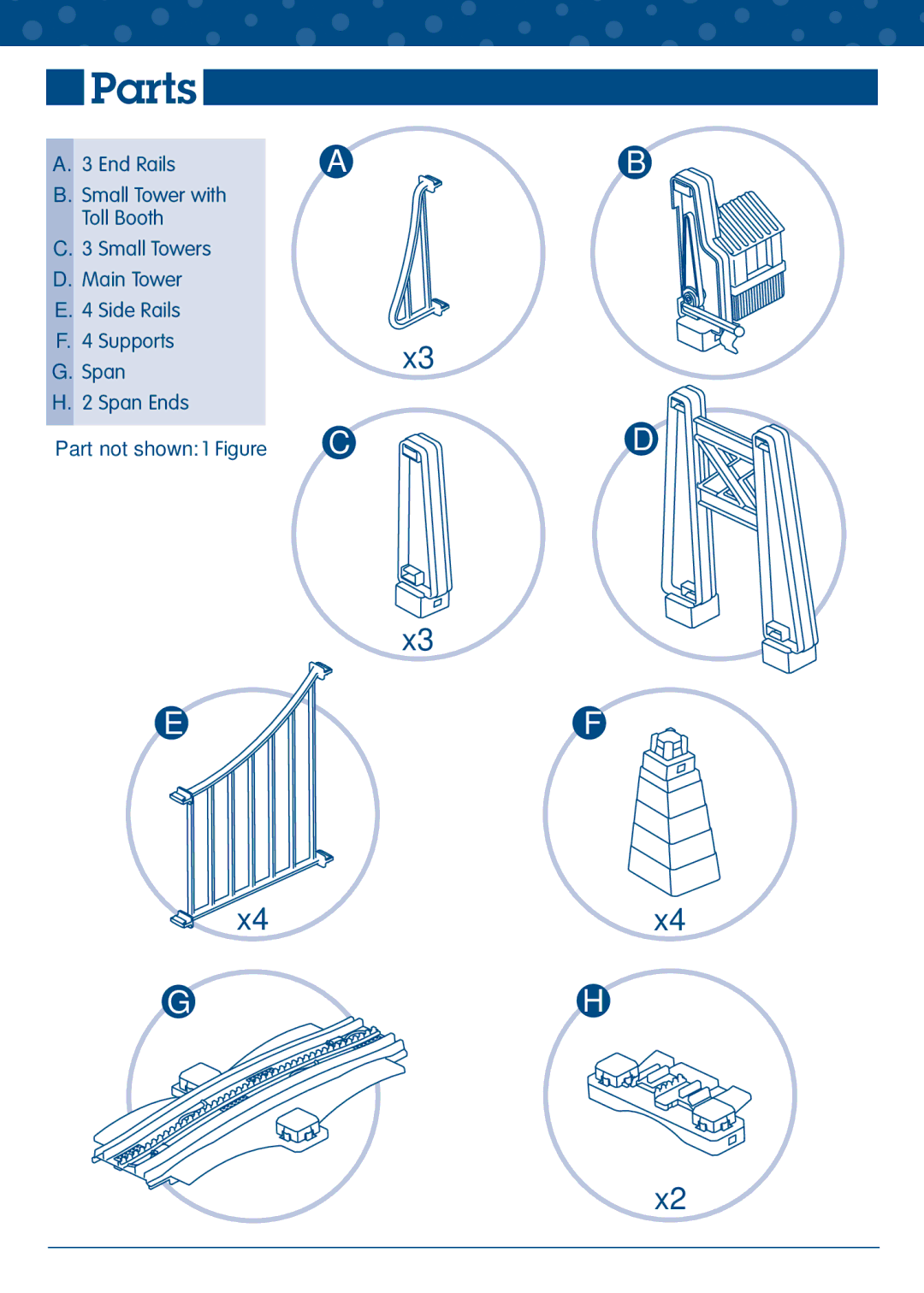 Fisher-Price L5893 manual Parts 