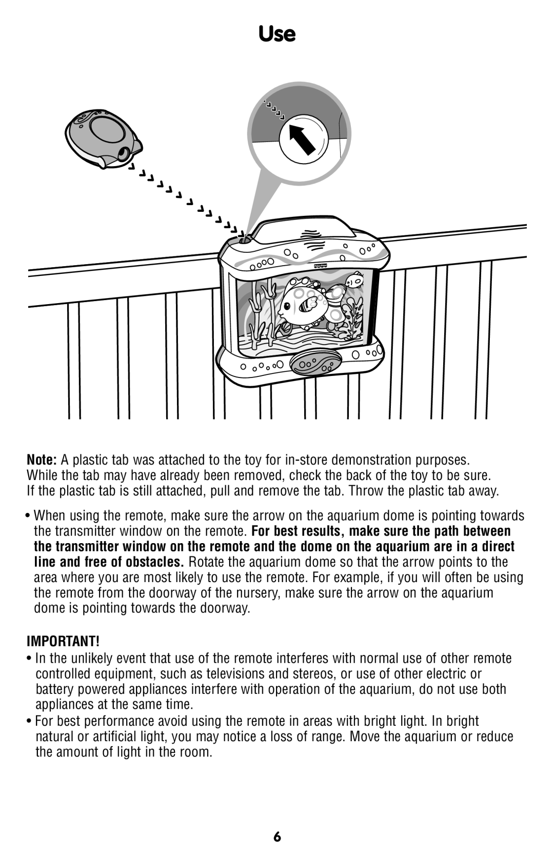 Fisher-Price L6925 instruction sheet Use 