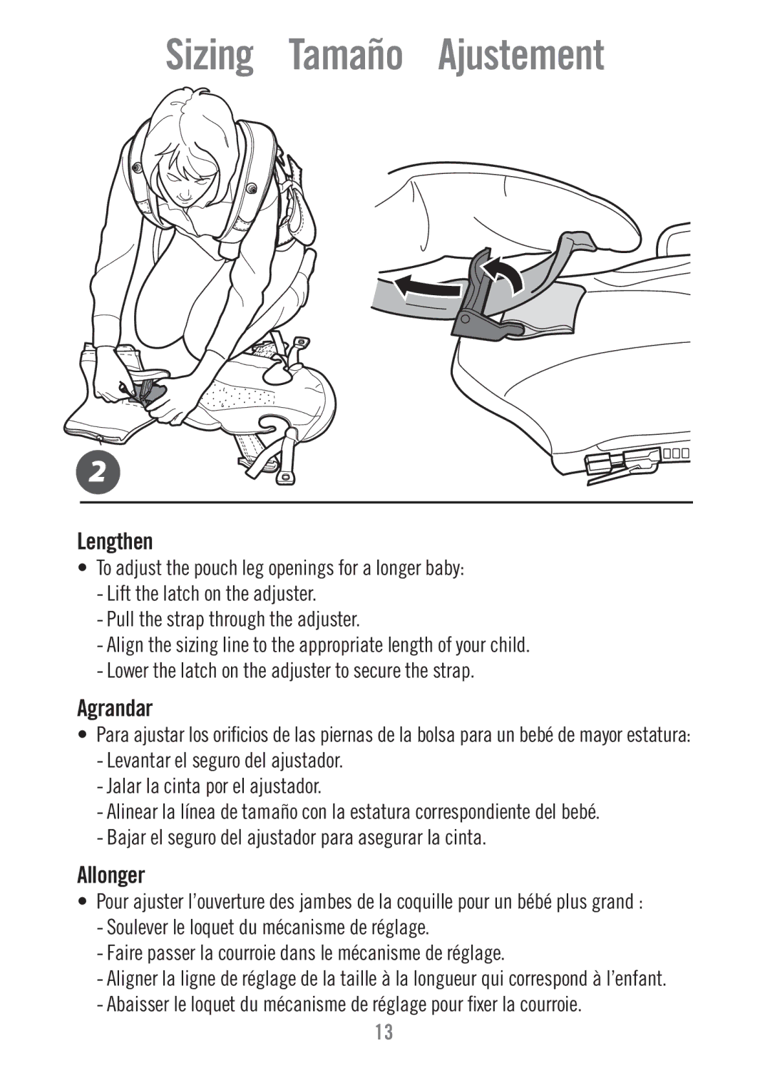 Fisher-Price M1351 manual Lengthen 