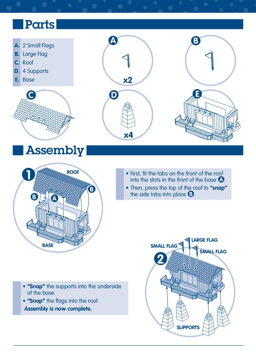 Fisher-Price M2100 manual Parts, Assembly 