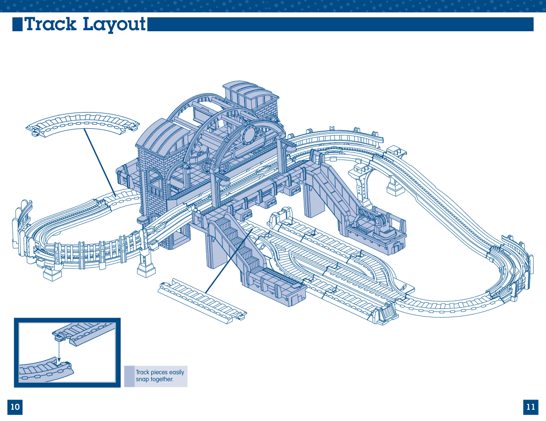 Fisher-Price M2809 manual Track Layout 