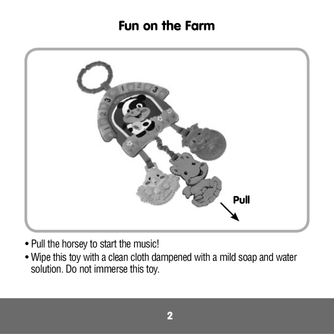 Fisher-Price M4042 instruction sheet Fun on the Farm, Pull 