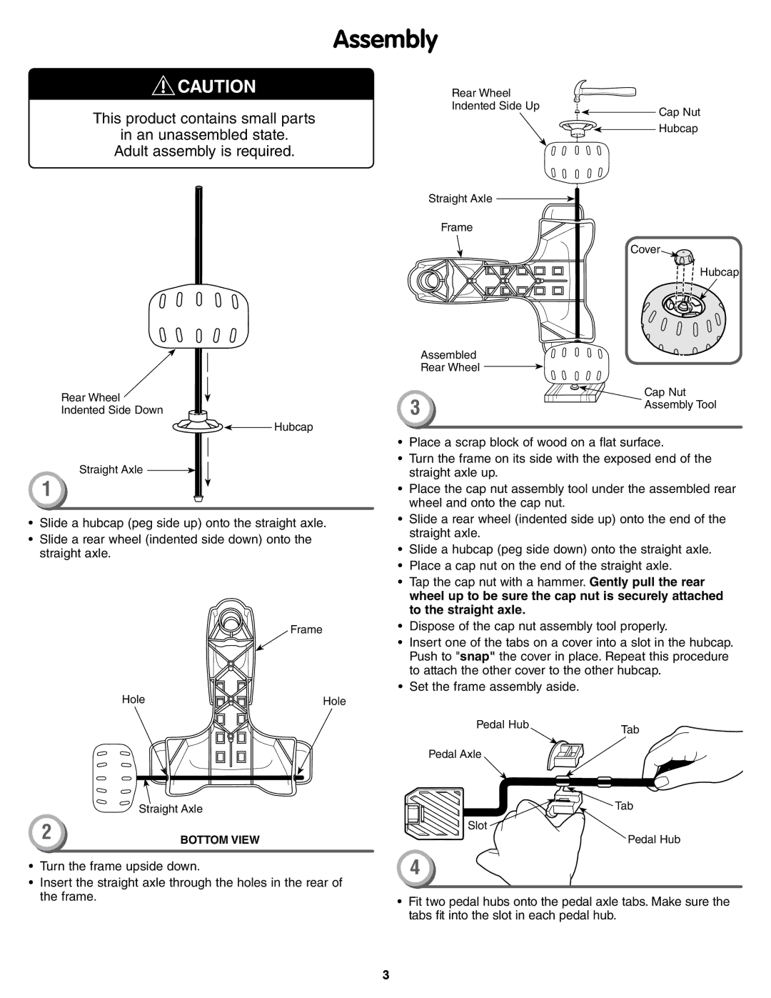 Fisher-Price M7332 manual Assembly 