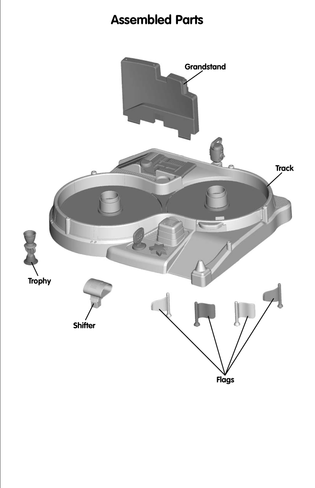 Fisher-Price M7948 instruction sheet Assembled Parts 