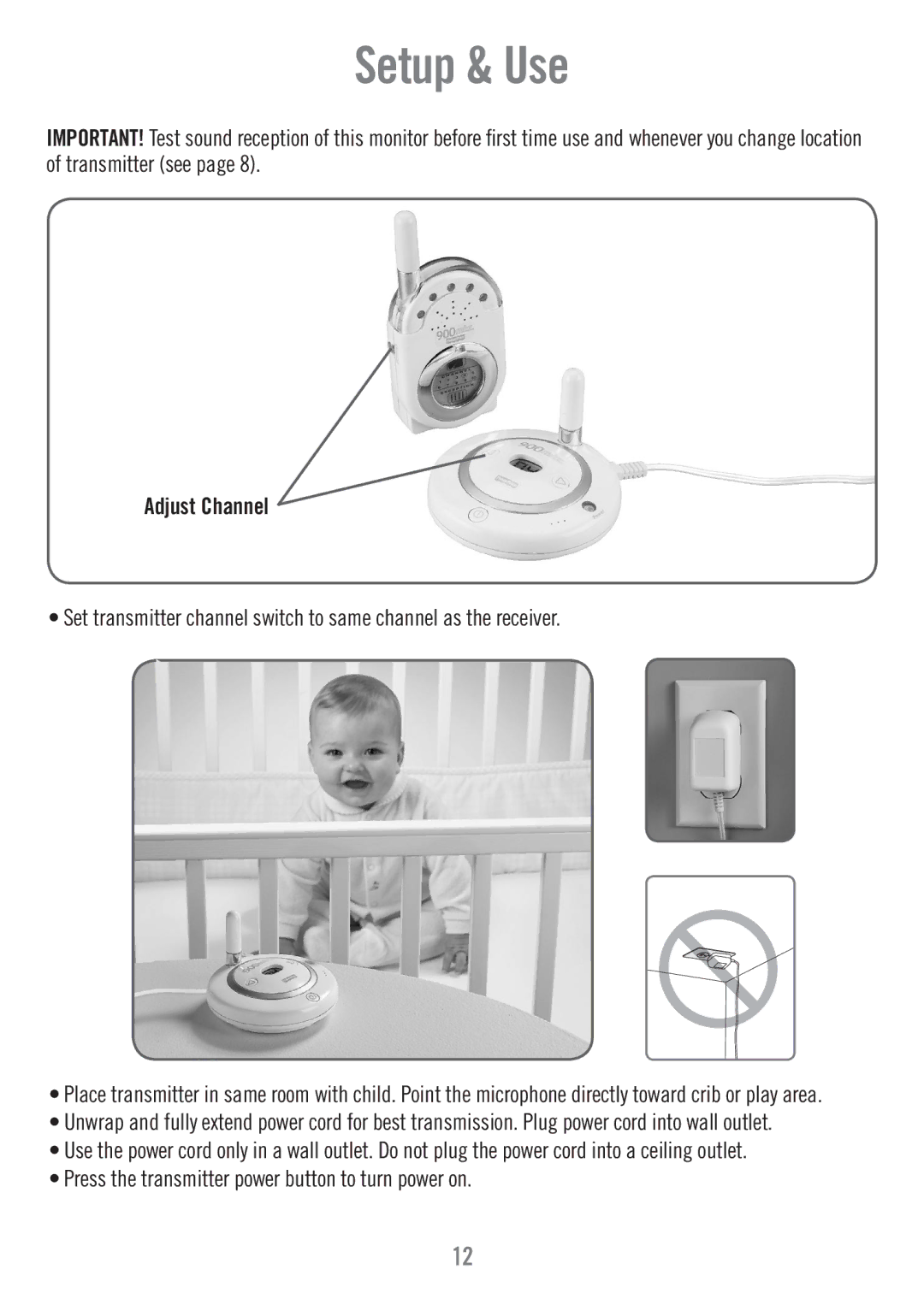 Fisher-Price M7949 manual Setup & Use 