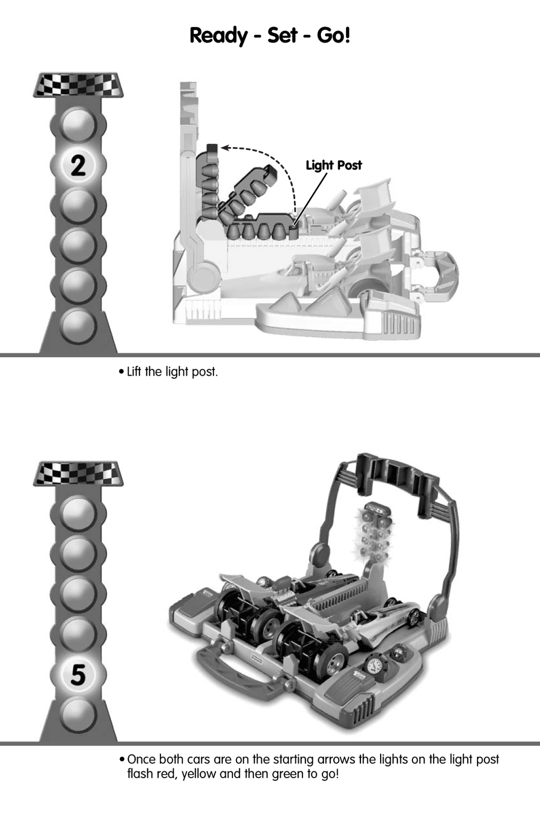 Fisher-Price N0246 instruction sheet Ready Set Go, Light Post 